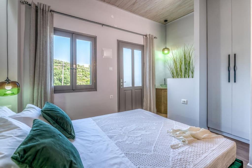 Casa Del Miele, Private Pool, Bbq, Mountain View. Villa Alikianos Dış mekan fotoğraf