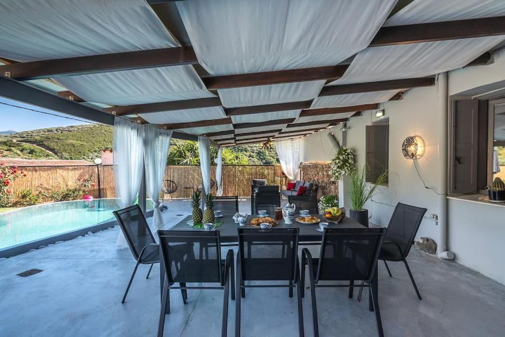 Casa Del Miele, Private Pool, Bbq, Mountain View. Villa Alikianos Dış mekan fotoğraf