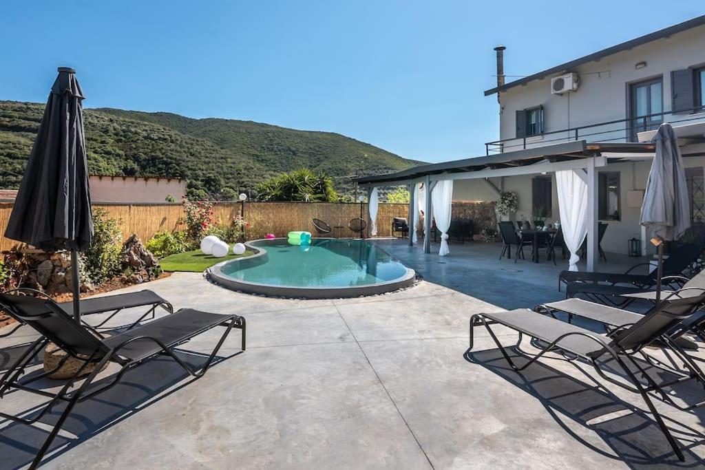 Casa Del Miele, Private Pool, Bbq, Mountain View. Villa Alikianos Dış mekan fotoğraf